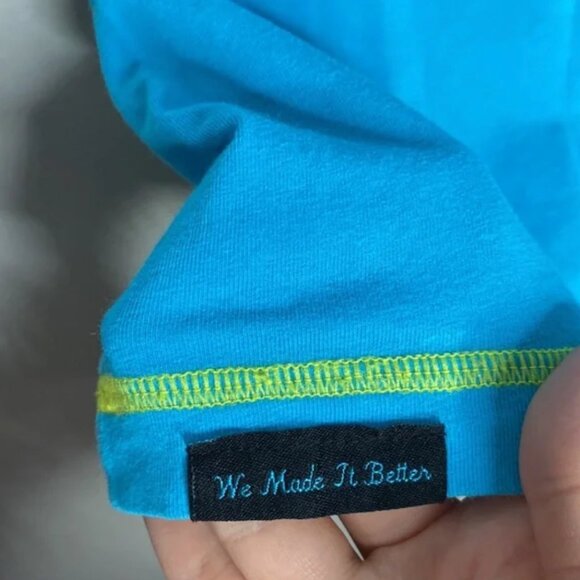 Under Armour XS Blue Charged Cotton Semi-fitted Heather Athletic T-Shirt - Picture 9 of 10